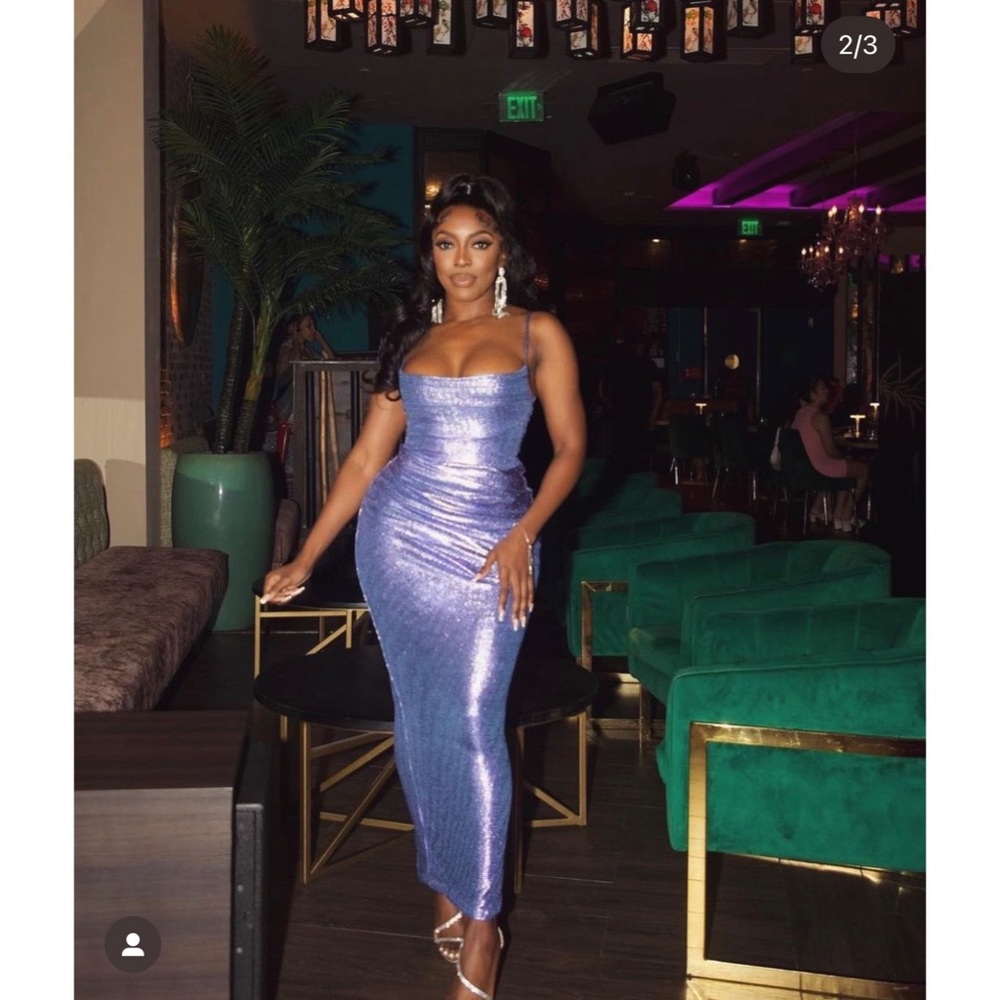 Brand new Jluxlabel purple dress with the tag on